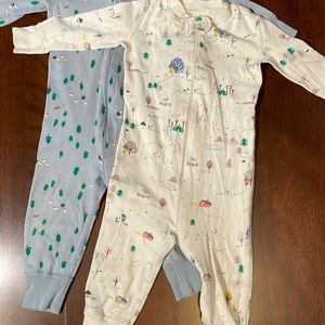 Hanna Andersson Sleepers, Farm Prints, size 12-18 months (75cm) nice condition